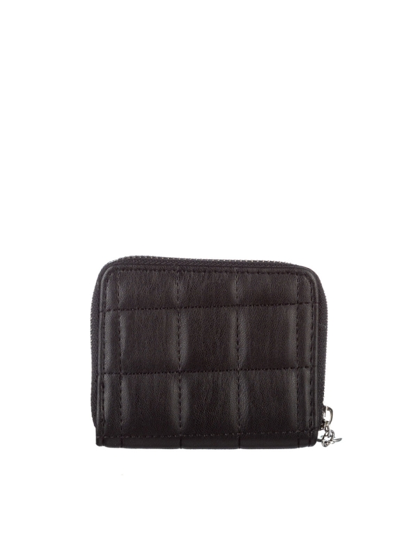 Γυναικείο πορτοφόλι μαύρο από οικολογικό δέρμα  Tomasa, 5 - Kalapod.gr