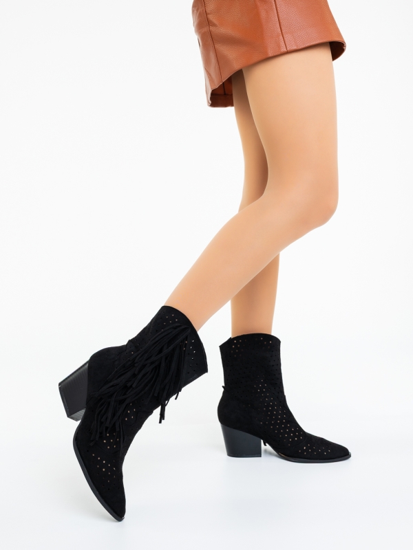Γυναικείες Καλοκαιρινές Μπότες Lekha Μαύρο, 3 - Kalapod.gr