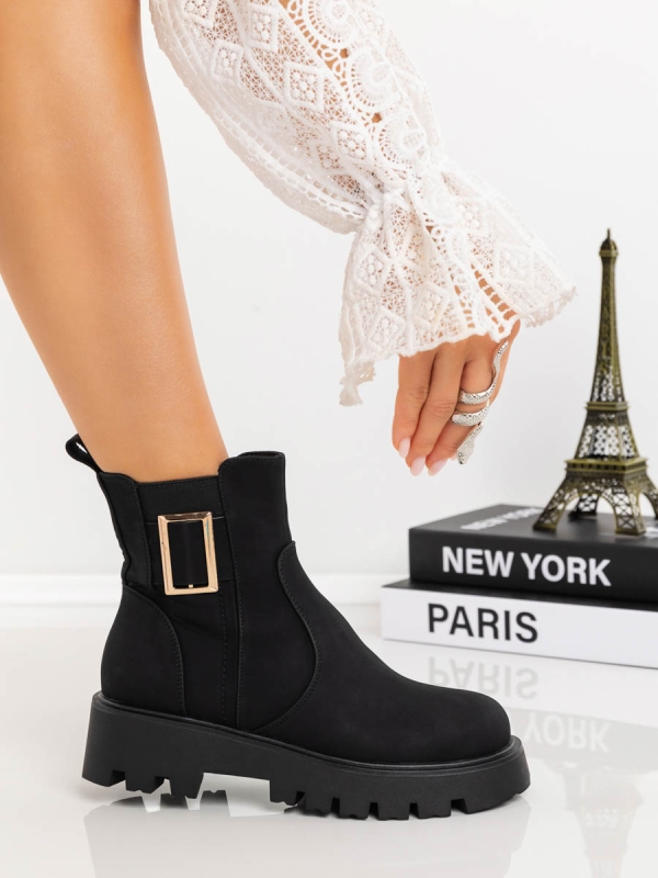 Γυναικείες Μπότες Onaia Μαύρο, 2 - Kalapod.gr