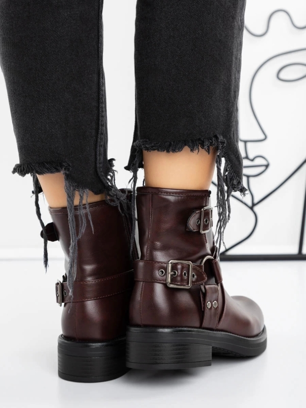 Γυναικείες Μπότες Sherida  Βουργουνδία, 2 - Kalapod.gr