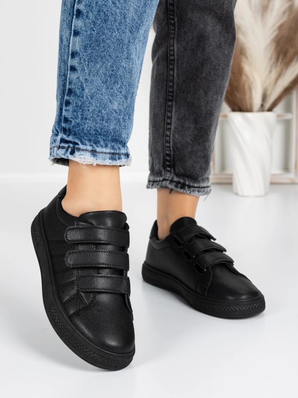 Γυναικεία Αθλητικά Παπούτσια Ekora Μαύρο, 3 - Kalapod.gr