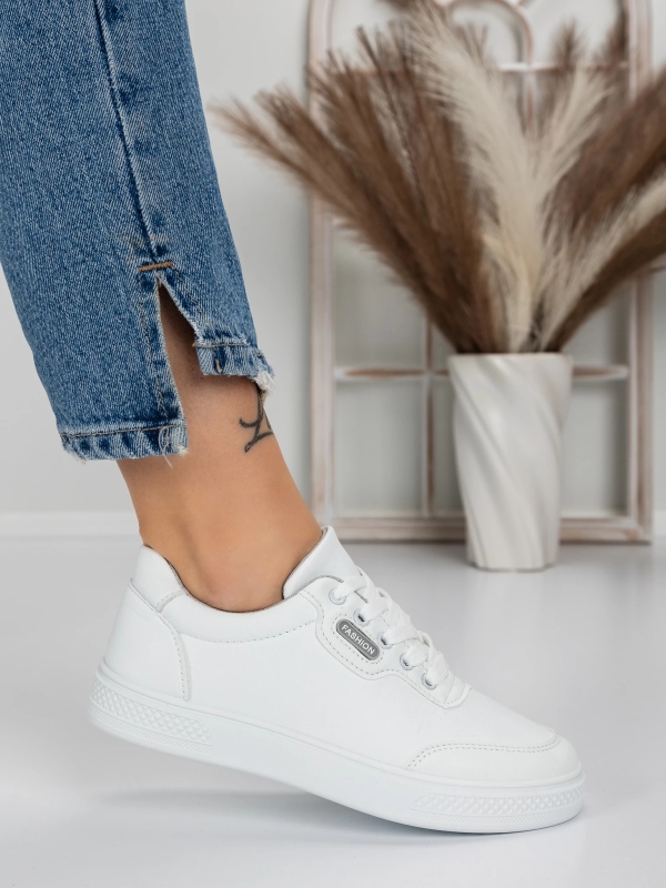 Γυναικεία Αθλητικά Παπούτσια Madeva Λευκό-Γκρί, 2 - Kalapod.gr