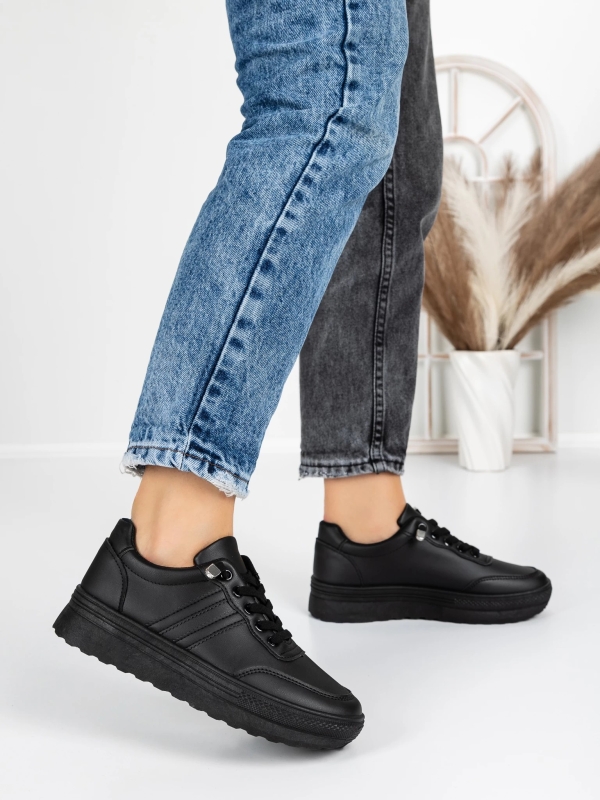 Γυναικεία αθλητικά παπούτσια Fativa Μαύρο, 3 - Kalapod.gr