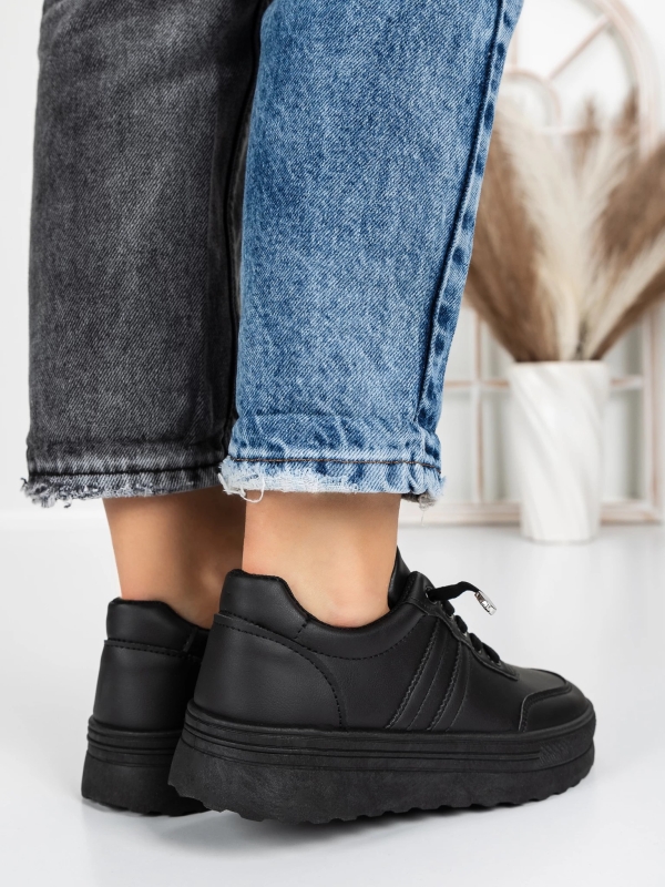 Γυναικεία αθλητικά παπούτσια Fativa Μαύρο, 4 - Kalapod.gr