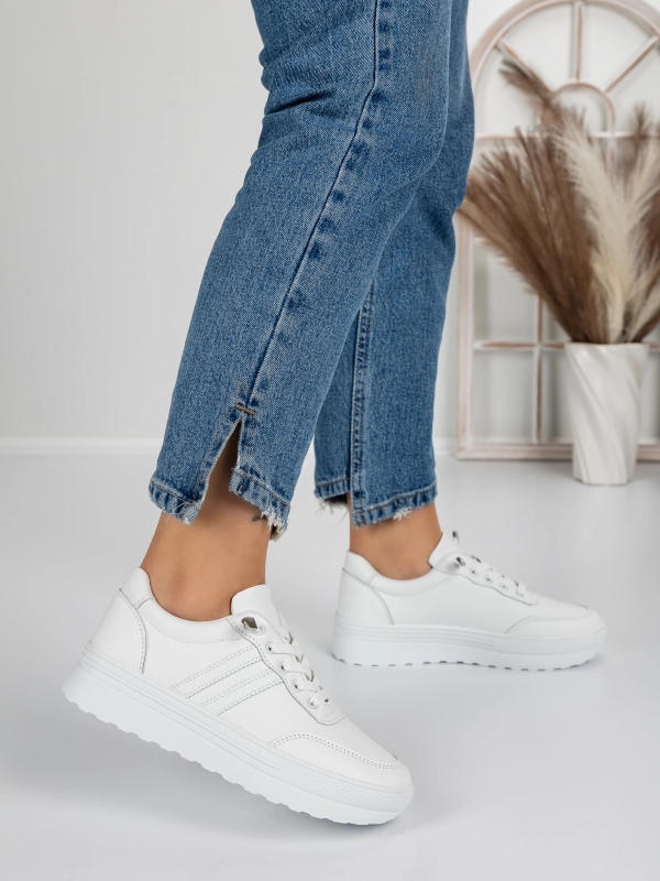 Γυναικεία αθλητικά παπούτσια Fativa Λευκό, 3 - Kalapod.gr