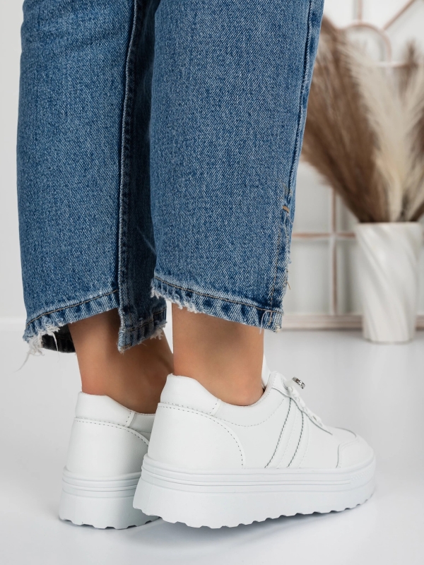 Γυναικεία αθλητικά παπούτσια Fativa Λευκό, 4 - Kalapod.gr