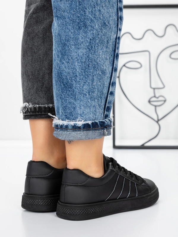 Γυναικεία αθλητικά παπούτσια Fatinza Μαύρο, 5 - Kalapod.gr