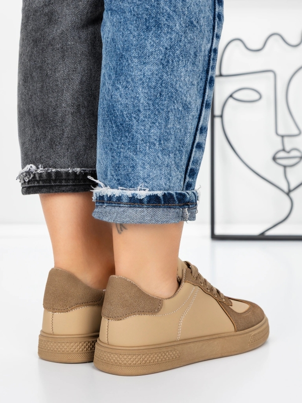 Γυναικεία αθλητικά παπούτσια Veida Χακί, 5 - Kalapod.gr