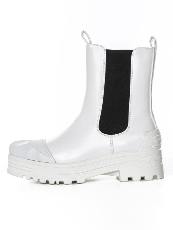 Γυναικείες μπότες Belisa λευκά, 3 - Kalapod.gr