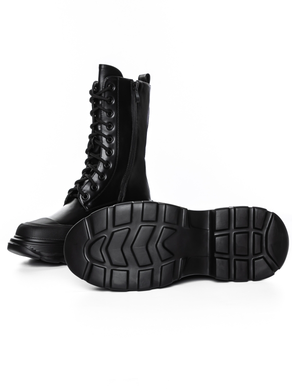 Γυναικείες μπότες Fasiva μαύρα, 5 - Kalapod.gr