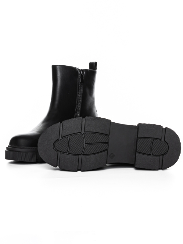 Γυναικείες μπότες Sista μαύρα, 5 - Kalapod.gr