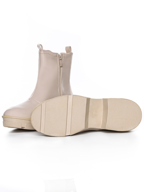 Γυναικεία μπότακια  Desia μπεζ, 5 - Kalapod.gr