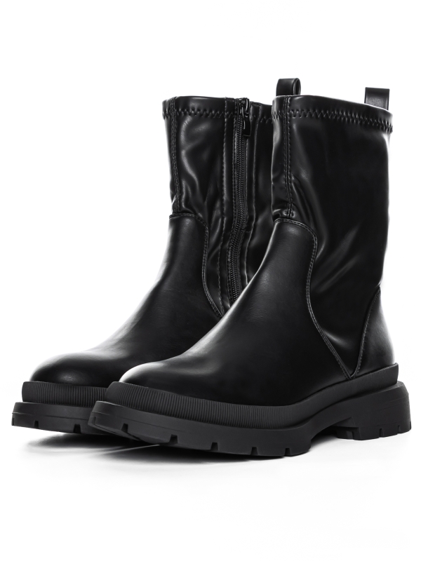 Γυναικείες μπότες Sorma μαύρα, 4 - Kalapod.gr