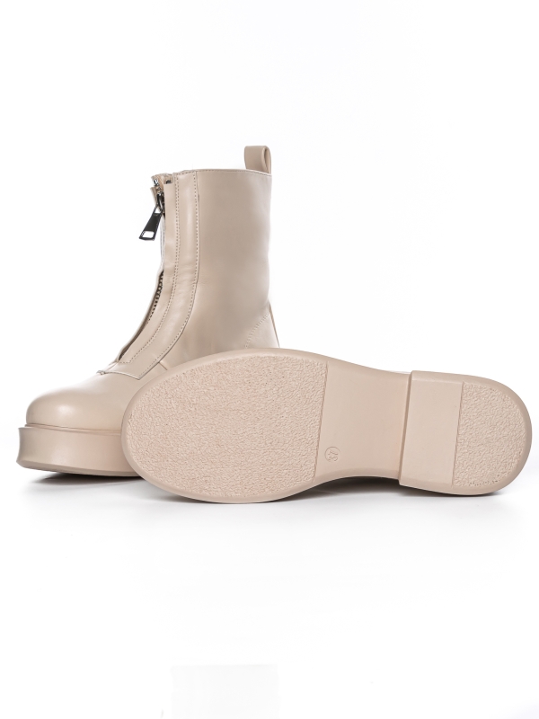 Γυναικείες μπότες   Gemina μπεζ, 5 - Kalapod.gr