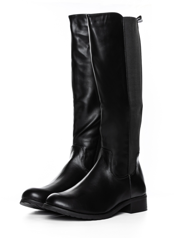 Γυναικείες μπότες Sanna μαύρα, 4 - Kalapod.gr