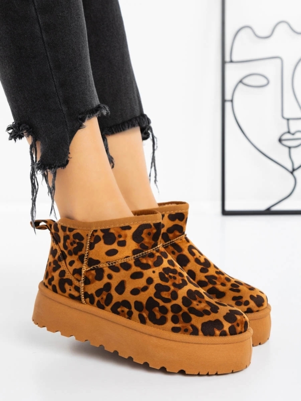 Γυναικείες μπότες UG Rosaza  Λεοπάρδαλη, 3 - Kalapod.gr