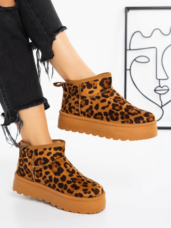 Γυναικείες μπότες UG Rosaza  Λεοπάρδαλη, 4 - Kalapod.gr